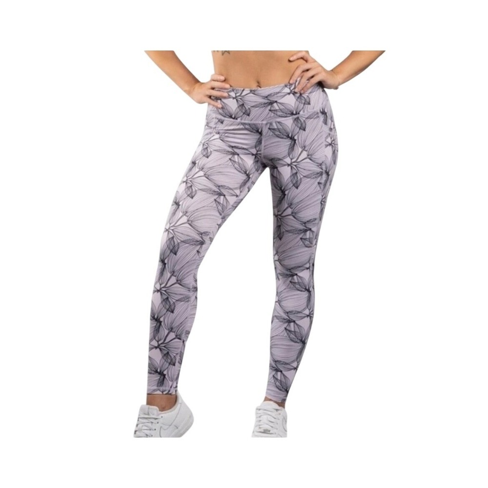Buffbunny Limitless Legging Womens Small Citrus Lilac Floral High Rise Pocket
